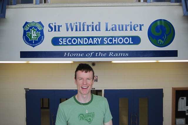 Andy at Laurier Secondary School